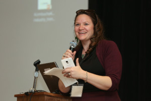 Hannah Crum speaking at KombuchaKon 2016