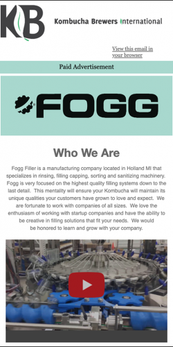 Dedicated Newsletter Sample